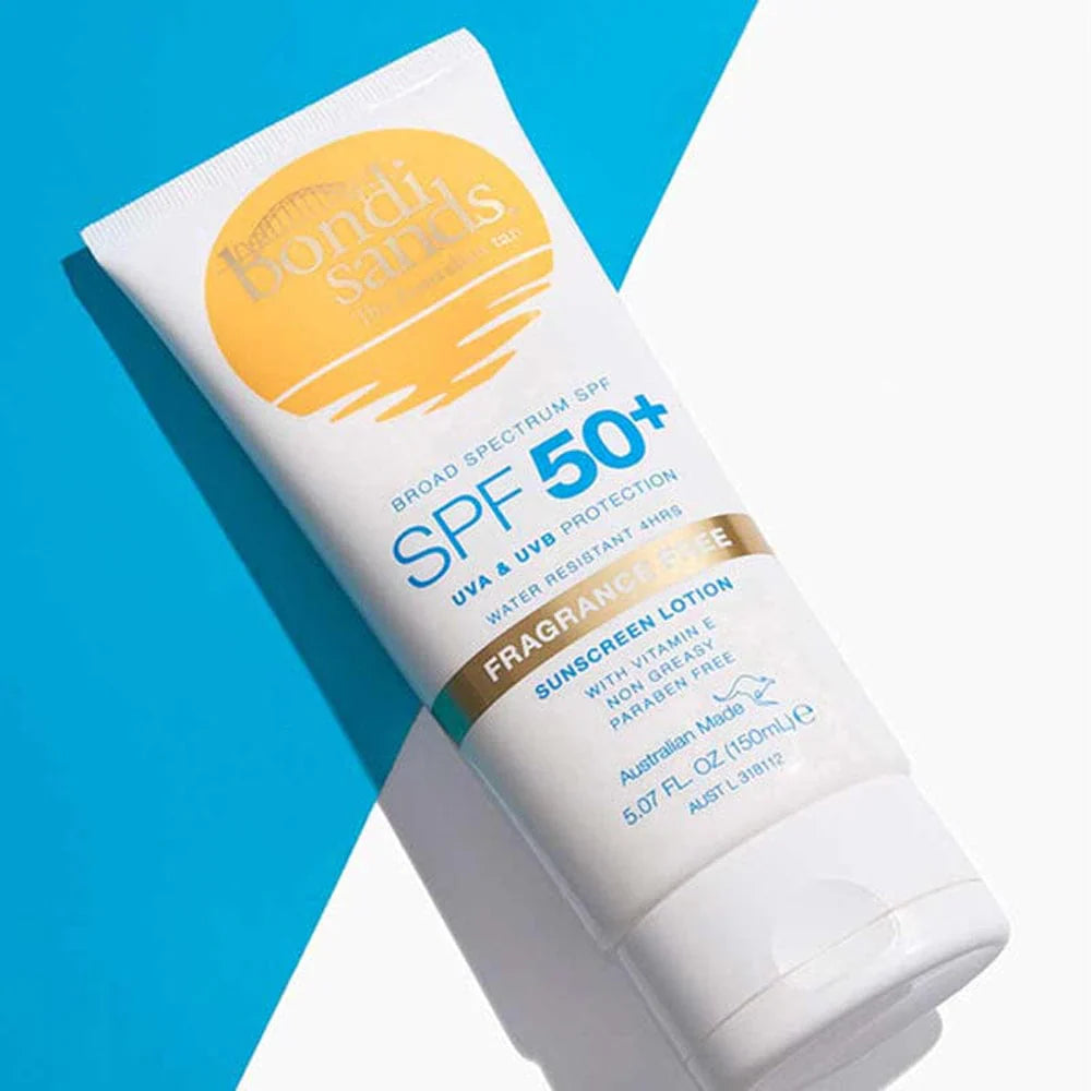 Bondi Sands Sunscreen Lotion SPF 50+ Fragrance Free 150ml
