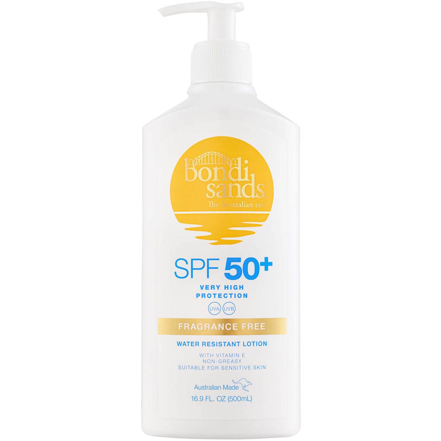 Bondi Sands Sunscreen Lotion SPF 50+ Fragrance Free 500ml
