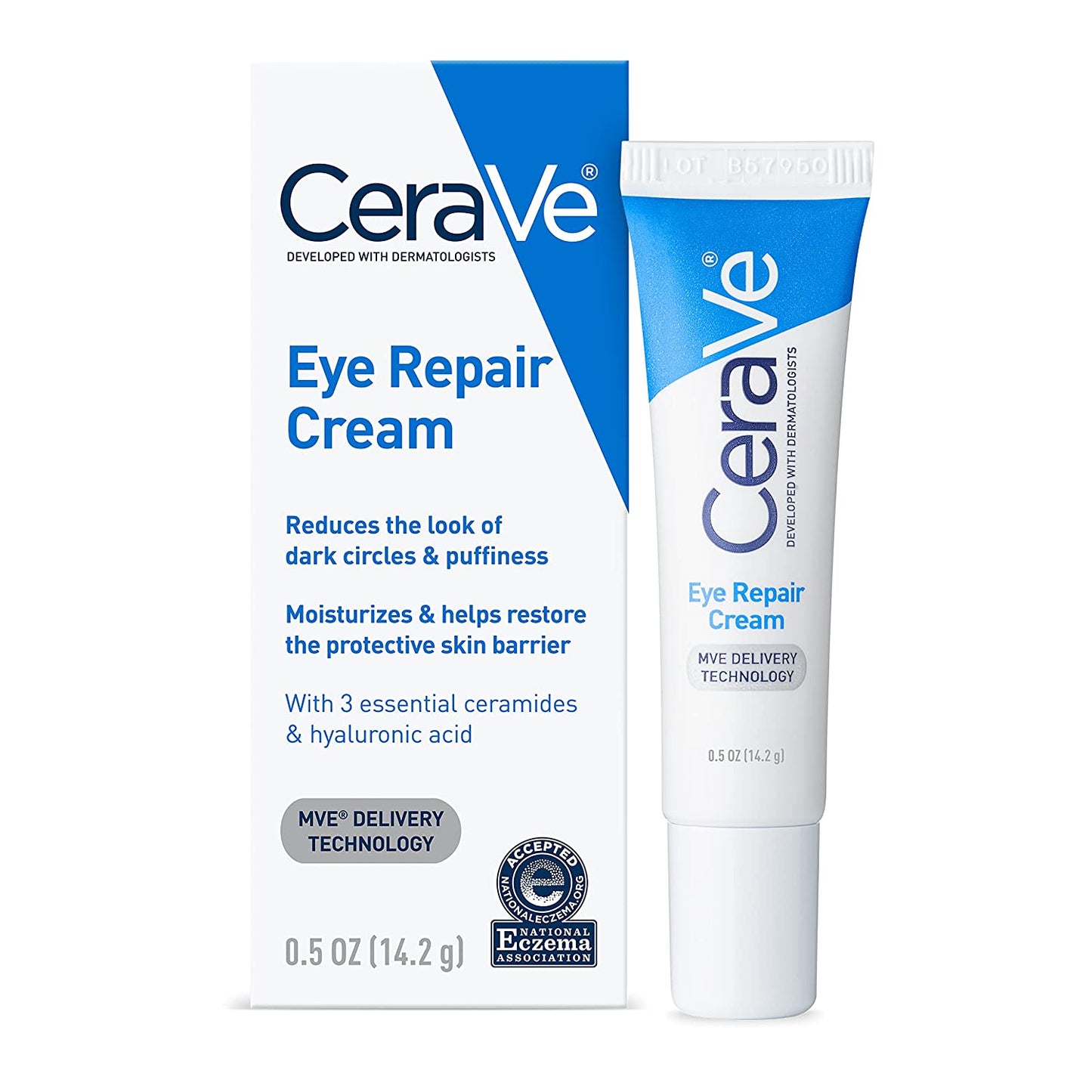 Cerave Eye Repair Cream For Dark Circles, Puffiness & Wrinkles