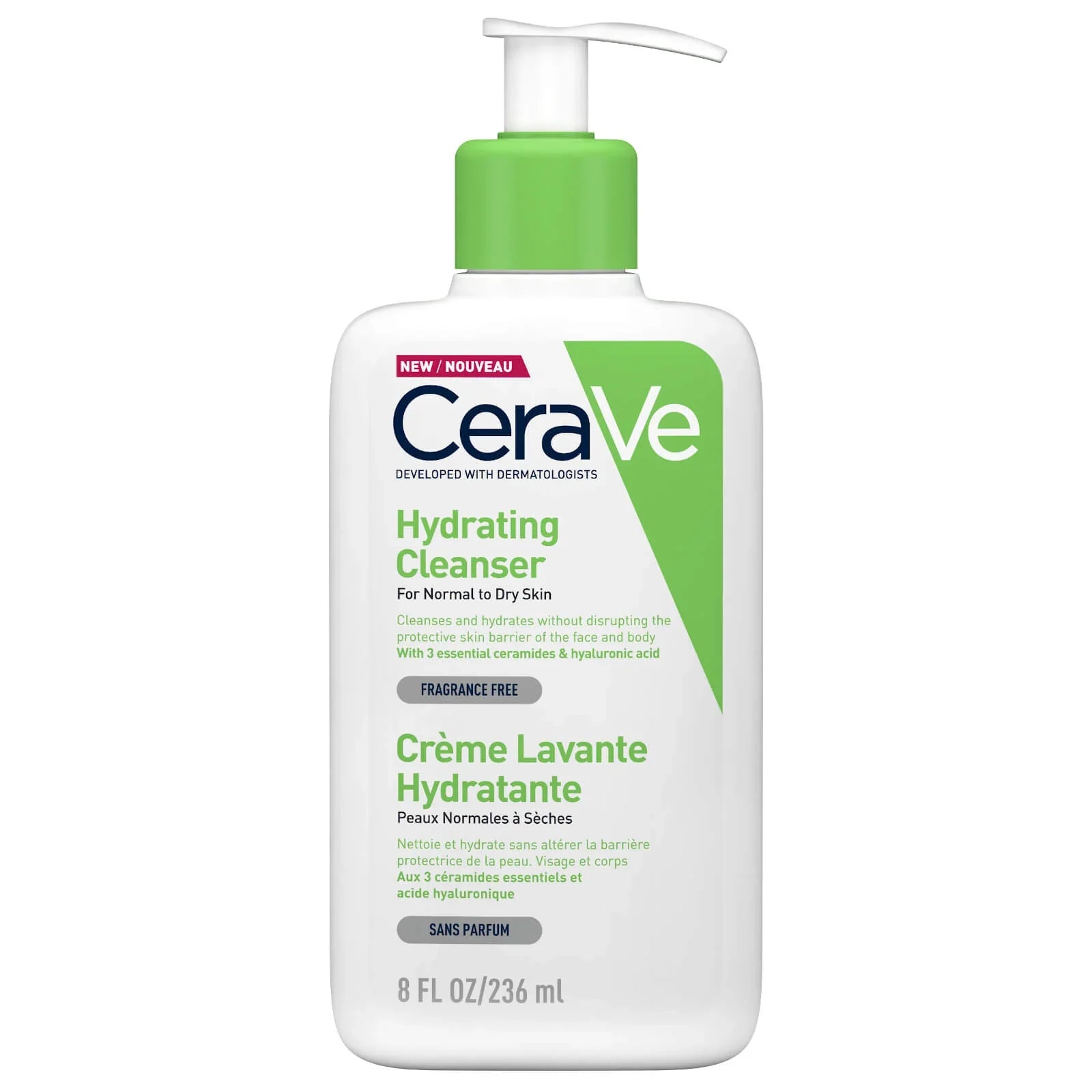 Cerave Hydrating Facial Cleanser For Normal To Dry Skin 236ml
