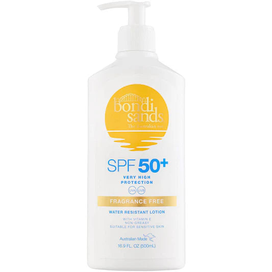 Bondi Sands Sunscreen Lotion SPF 50+ Fragrance Free